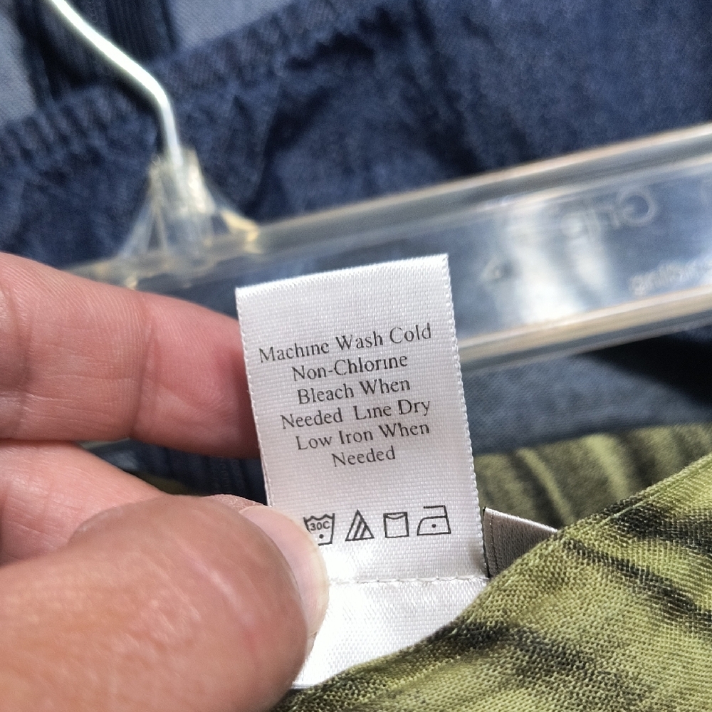 Coldwater Creek Green Midi A-Line Skirt, Super Full, Like New - Picture 6 of 6